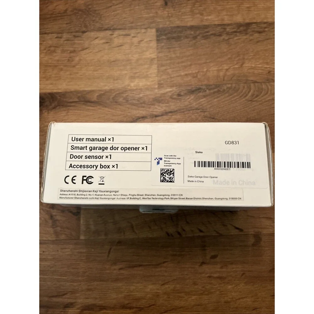 Sieke Smart Garage Door Opener - 2.4G WiFi - White - Picture 7 of 16